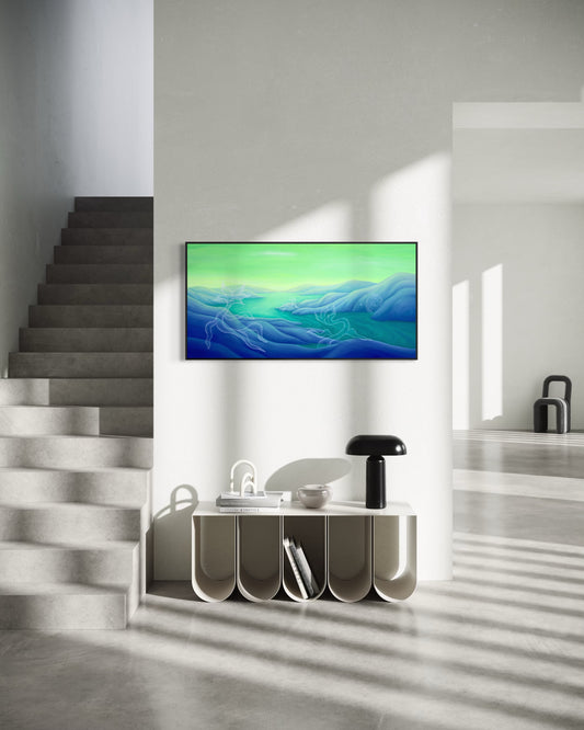 "IT'S DAWNING" original canvas