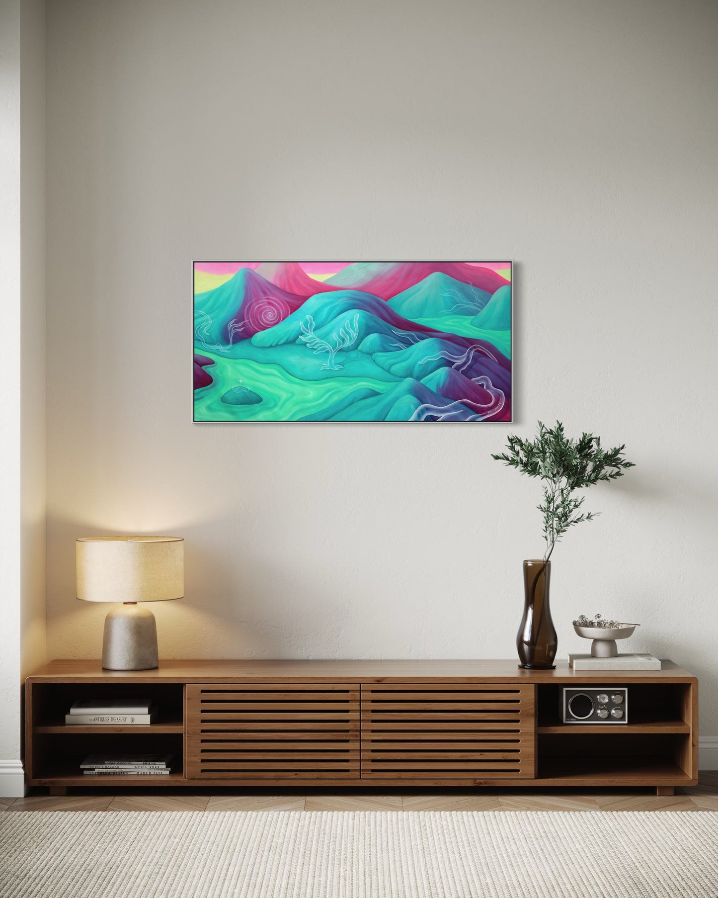 "RIVER BENEATH RIVER" original canvas