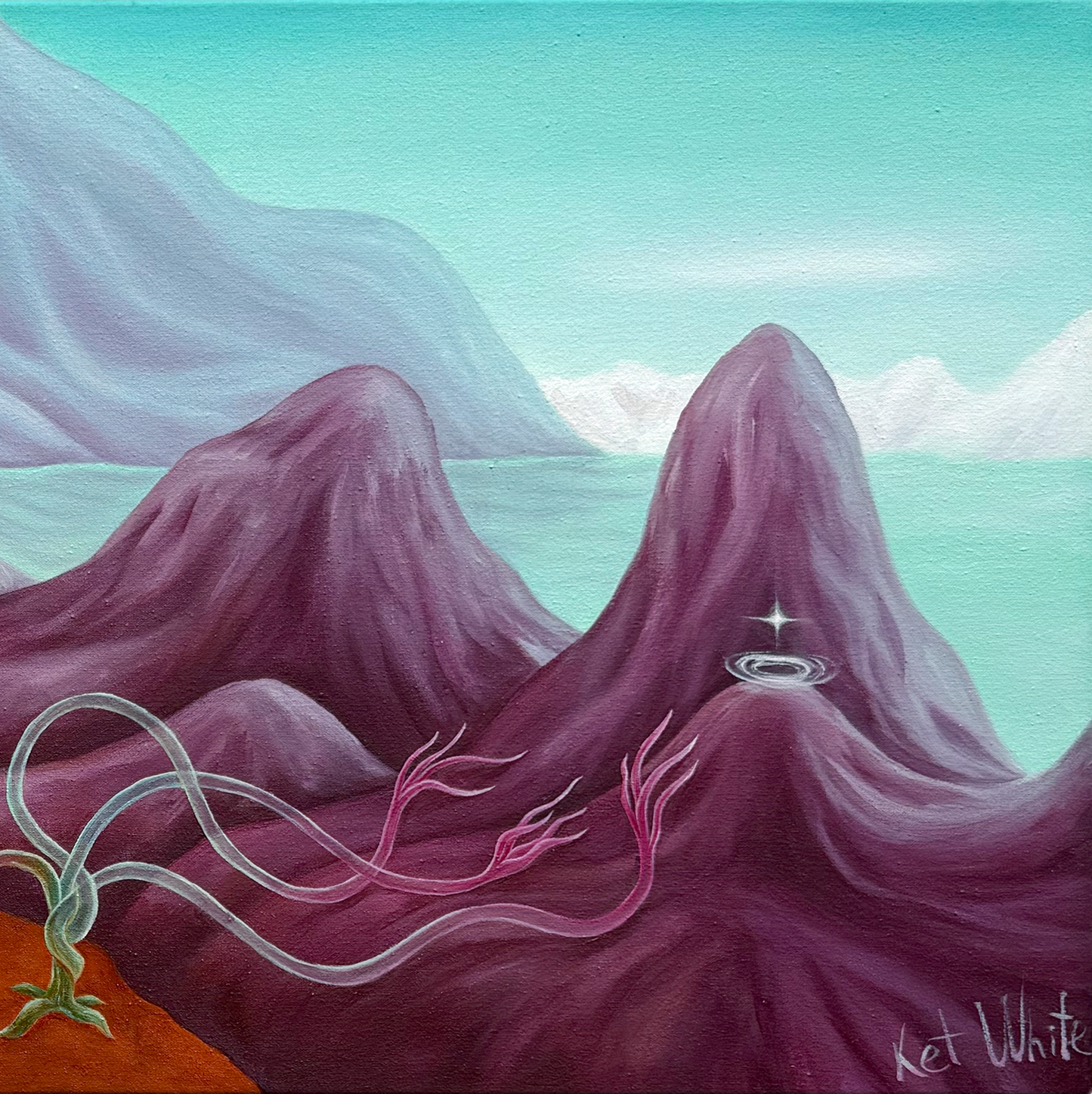 "THE SECRET BAY" original canvas