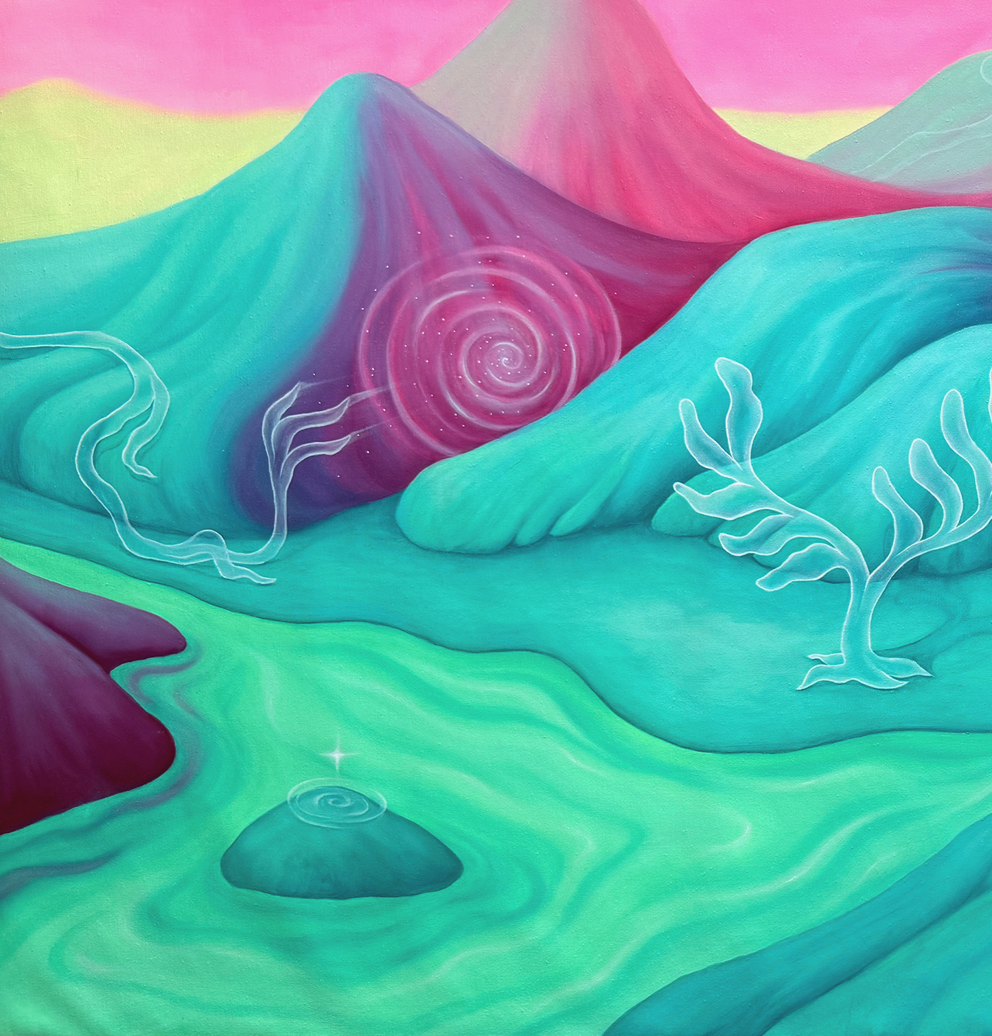 "RIVER BENEATH RIVER" original canvas