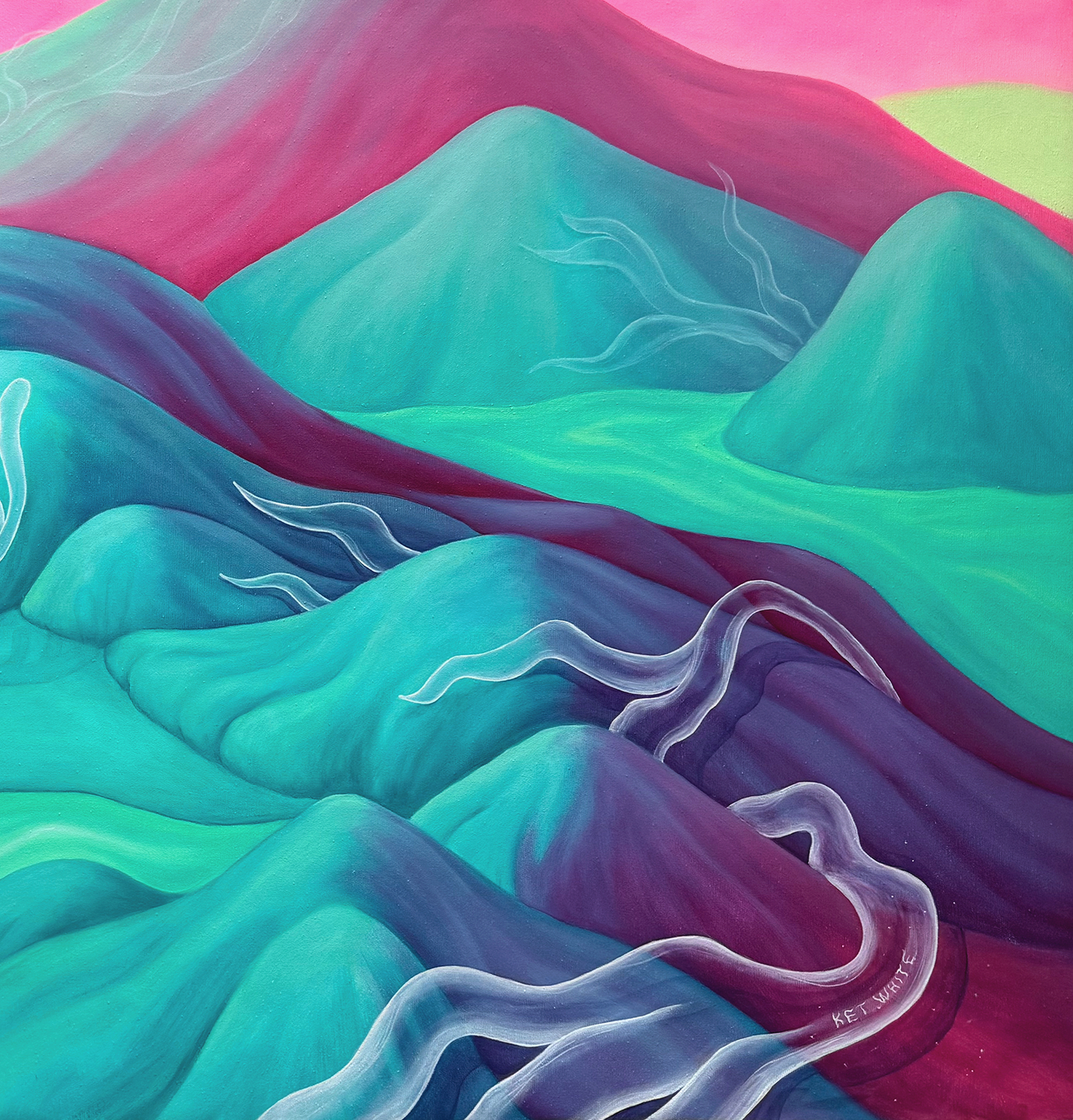 "RIVER BENEATH RIVER" original canvas