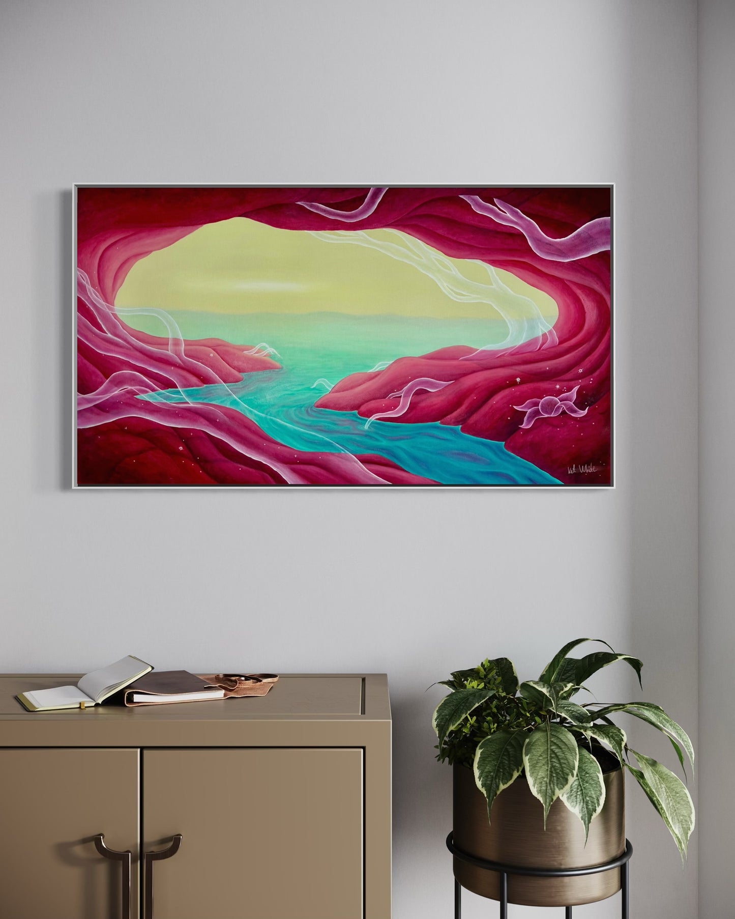 "LIVING CAVE" original canvas
