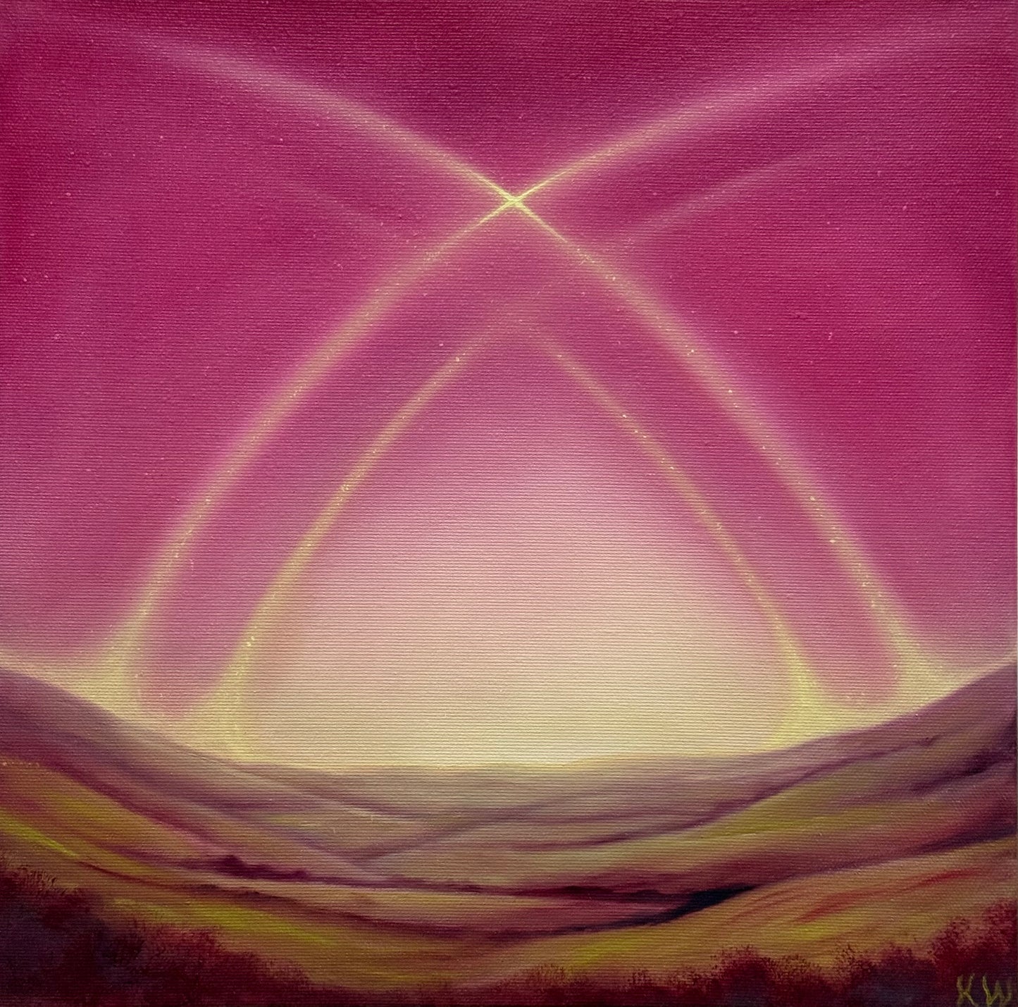 "Dual parhelia" original canvas