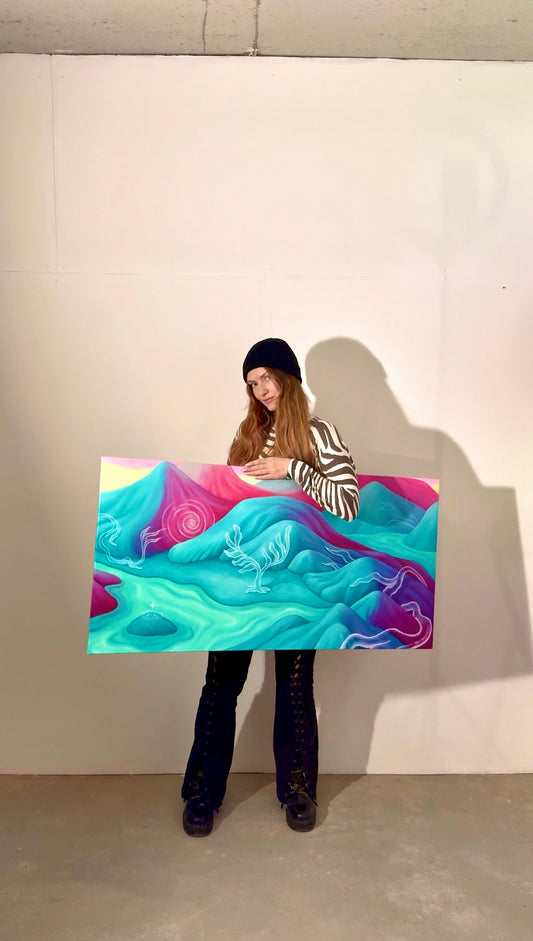 "RIVER BENEATH RIVER" original canvas