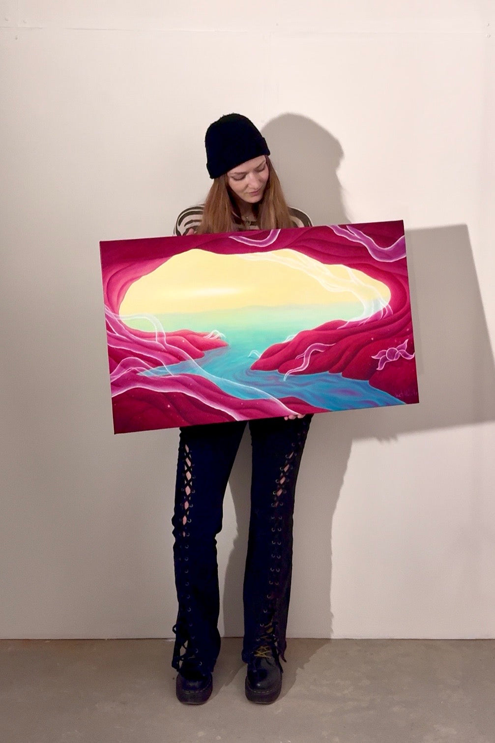 "LIVING CAVE" original canvas