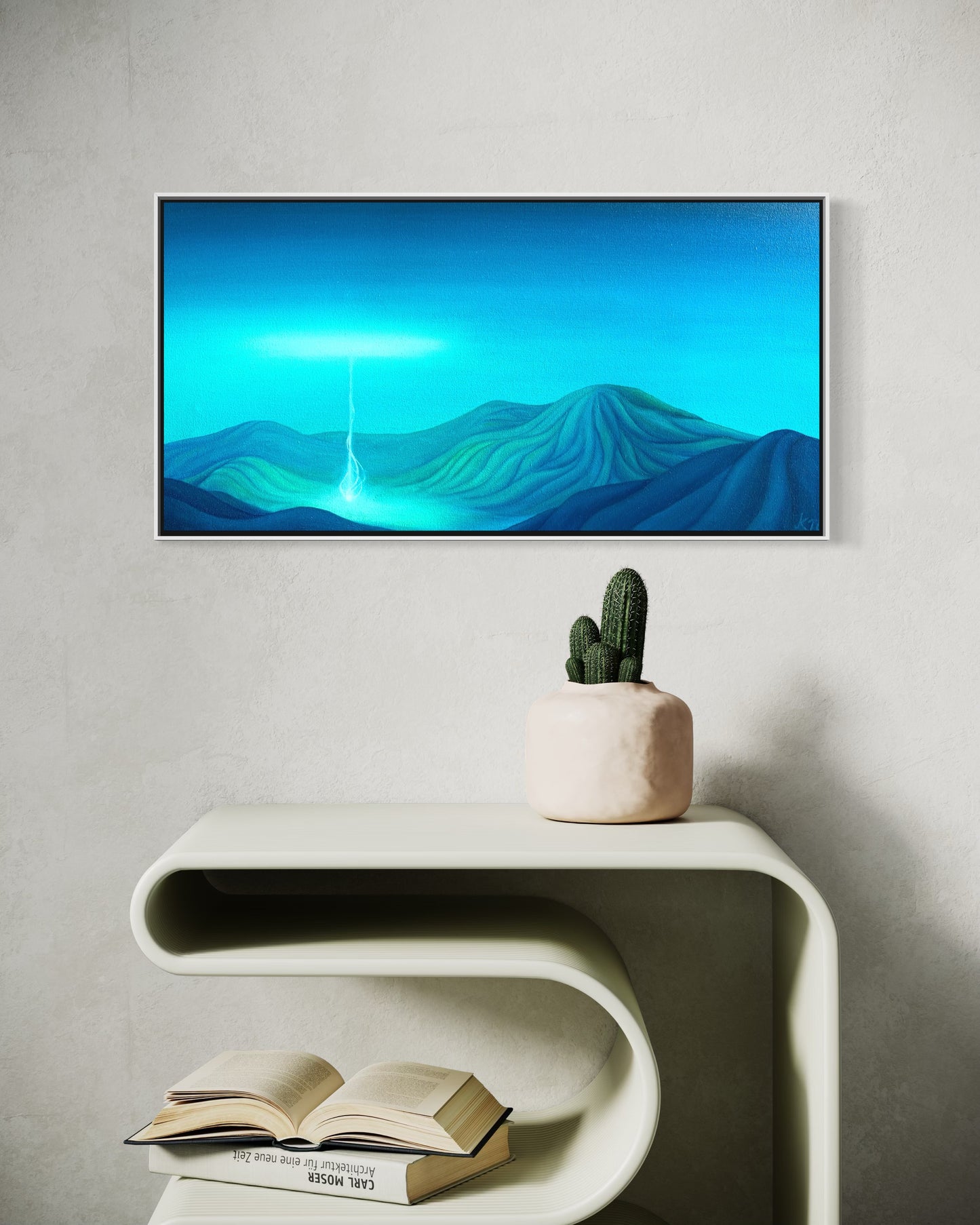 "ARRIVAL" original canvas