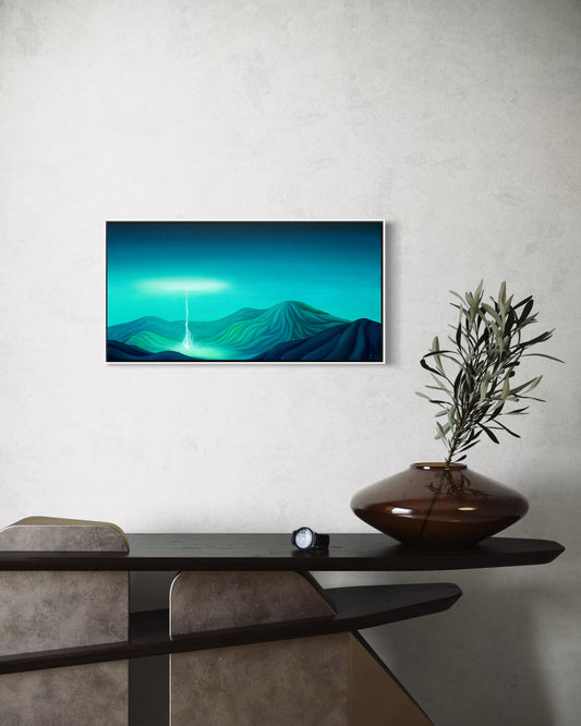 "ARRIVAL" original canvas