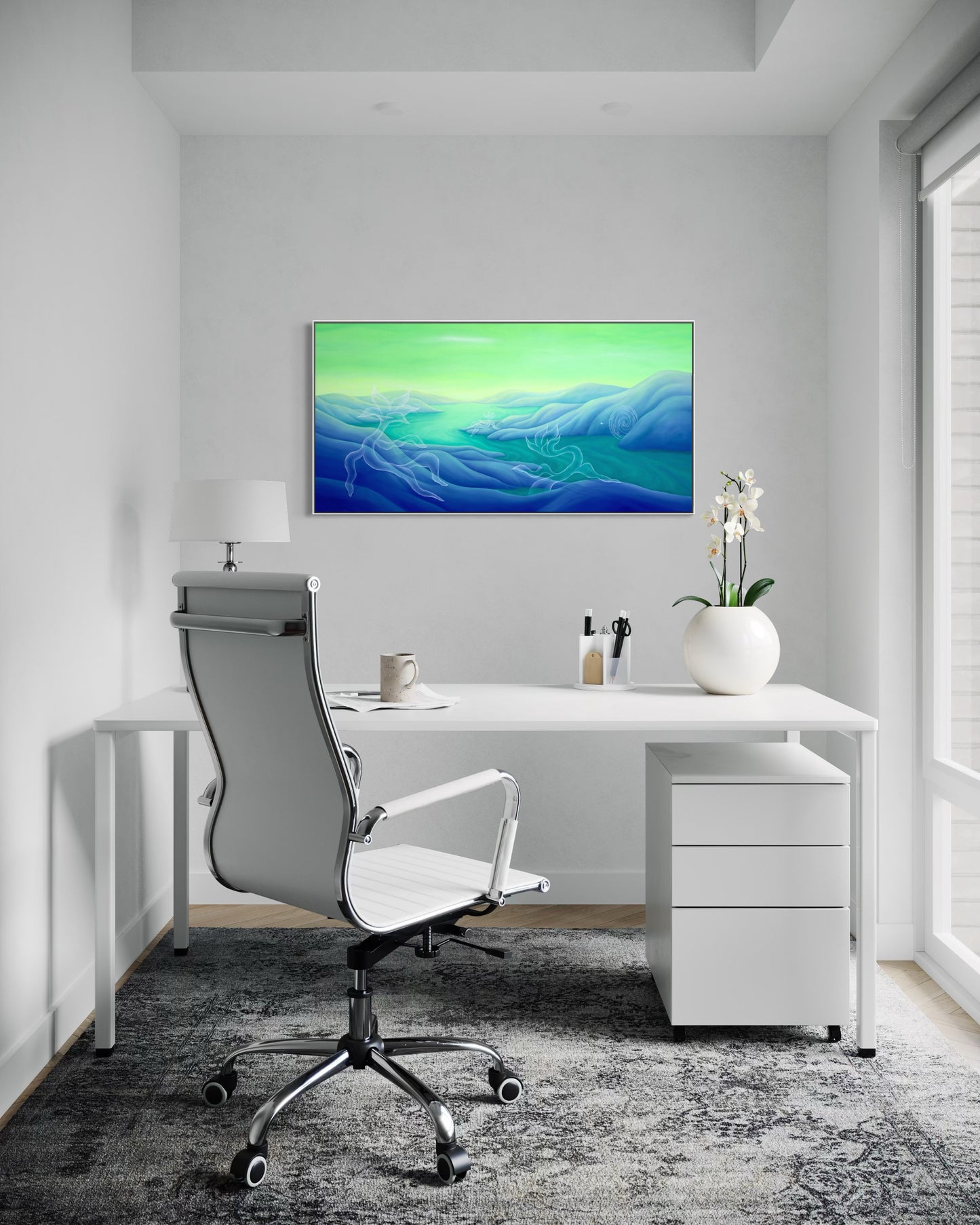 "IT'S DAWNING" original canvas