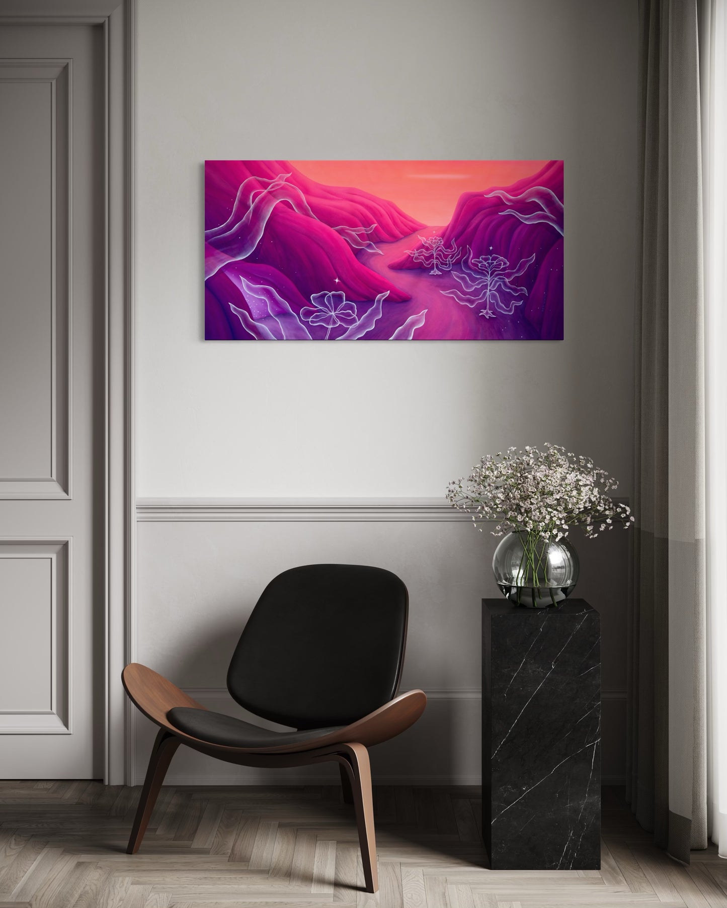 "GOLDEN HOUR" original canvas