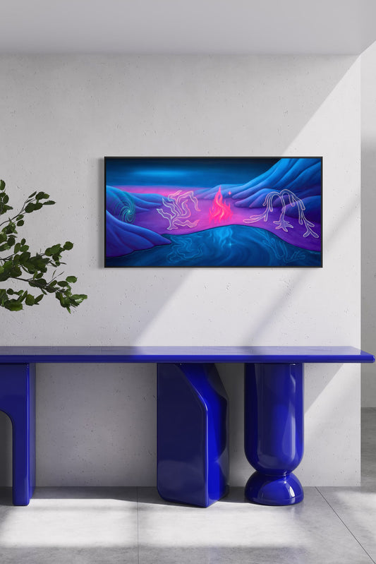 "ASTRAL FIRE" original canvas
