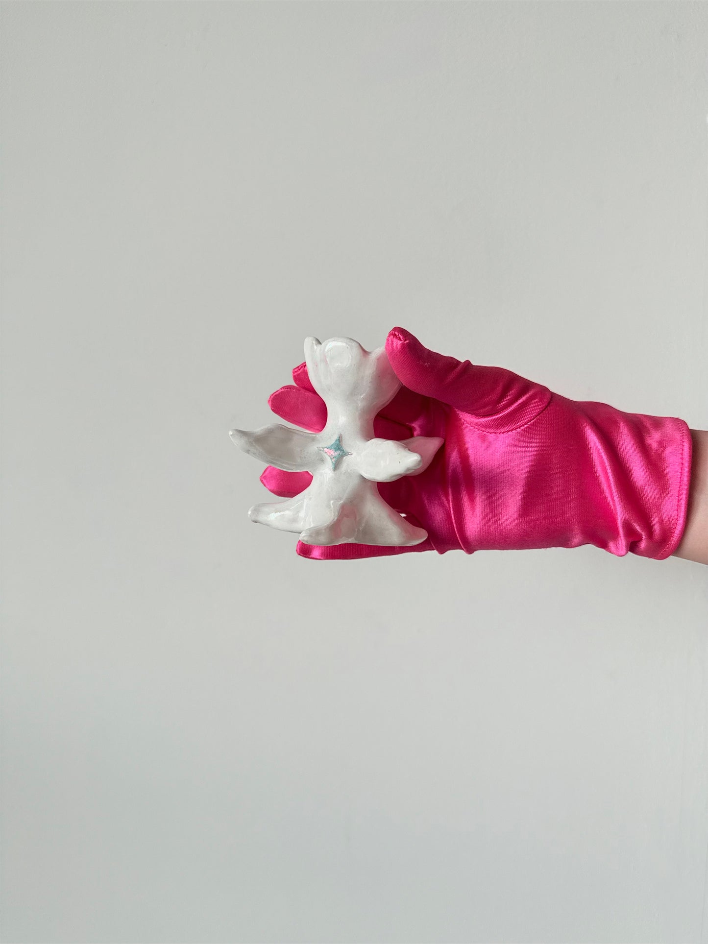 "ANGEL'S FLOWER" ceramic candlestick