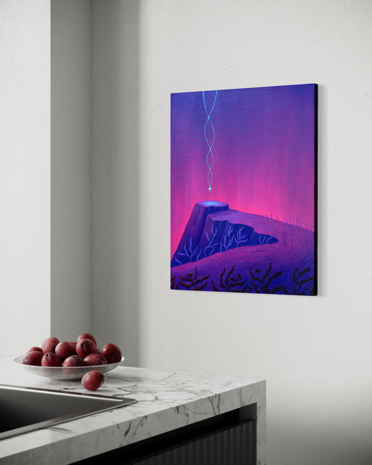 "ON TOP" original canvas
