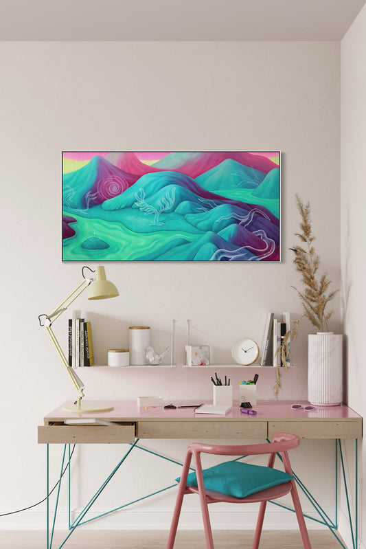 "RIVER BENEATH RIVER" original canvas
