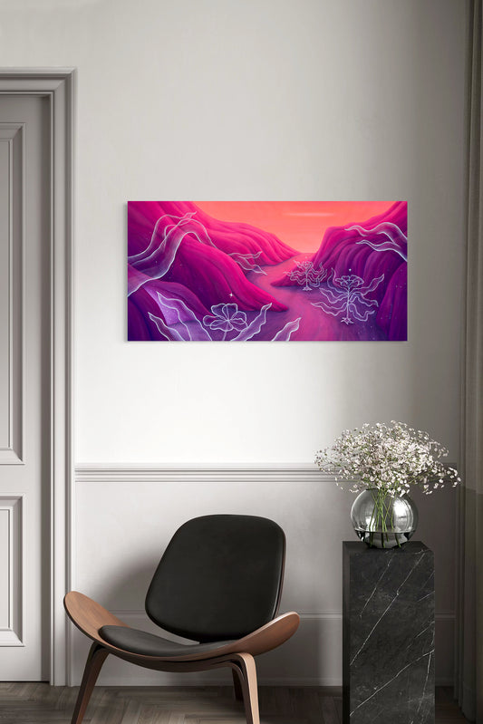 "GOLDEN HOUR" original canvas
