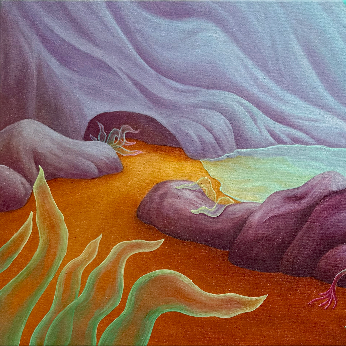 "THE SECRET BAY" original canvas