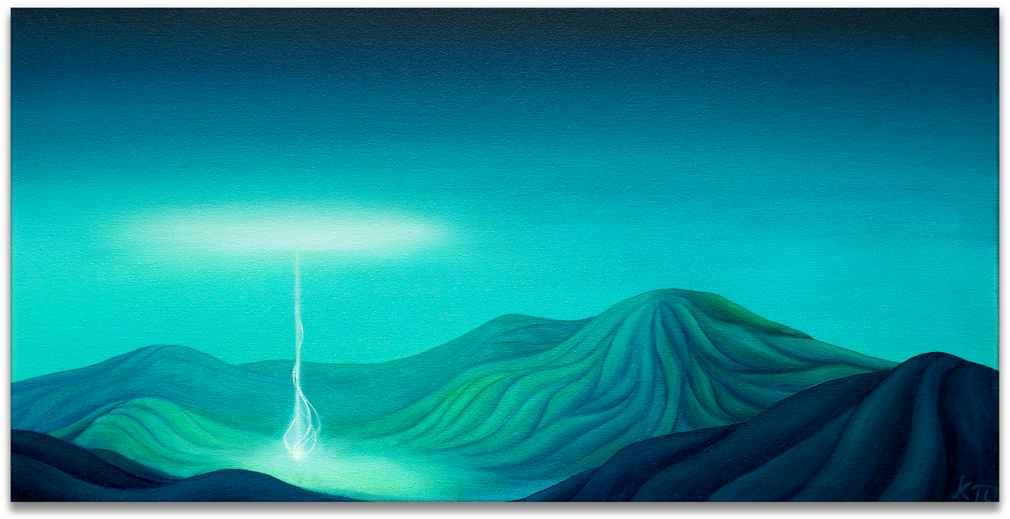 "ARRIVAL" original canvas