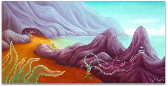 "THE SECRET BAY" original canvas