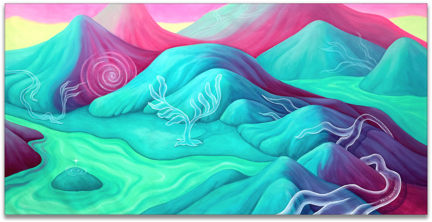 "RIVER BENEATH RIVER" original canvas