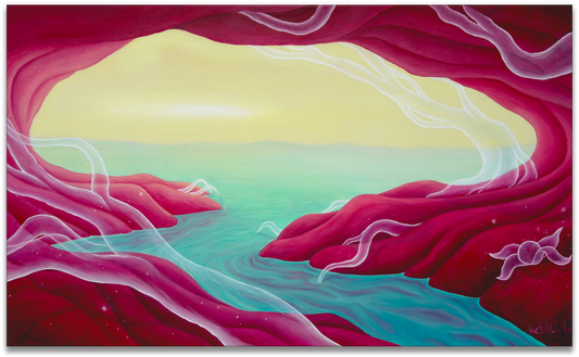 "LIVING CAVE" original canvas